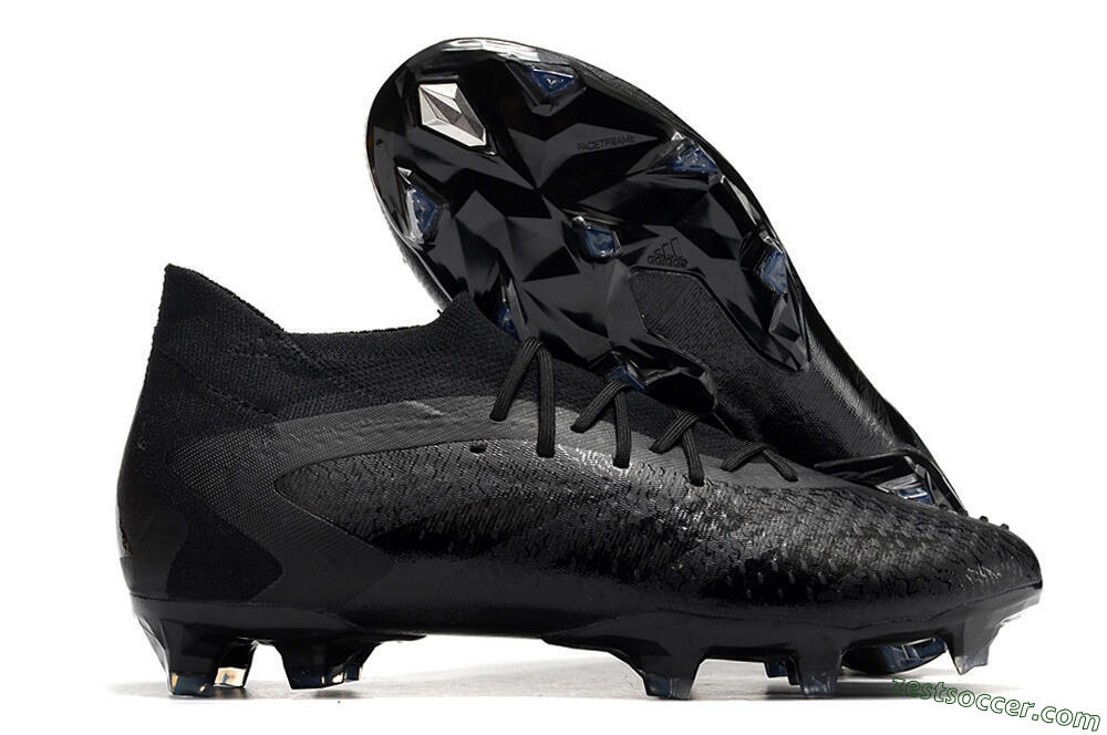 Adidas Predator Accuracy.1 FG Low-Tops Soccer Cleats - Black/Black 0
