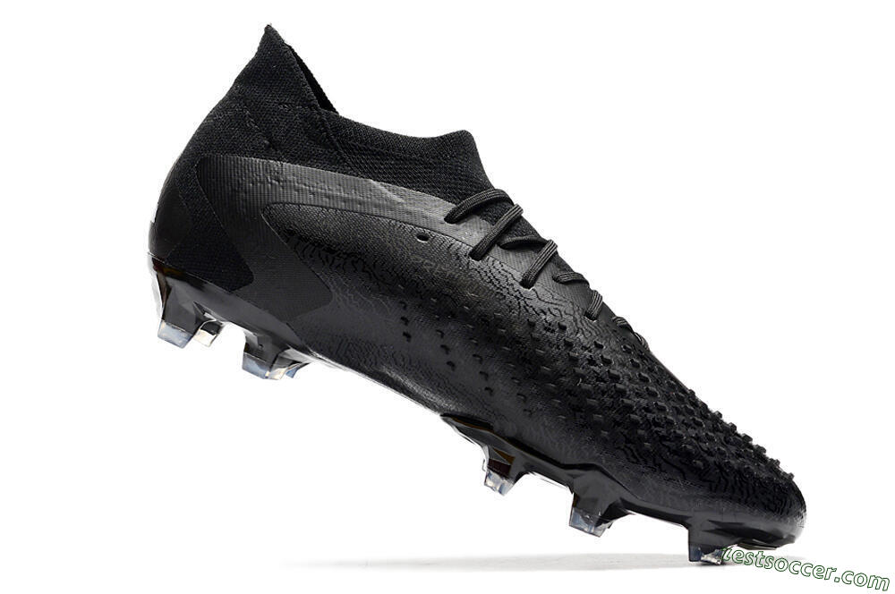 Adidas Predator Accuracy.1 FG Low-Tops Soccer Cleats - Black/Black 4