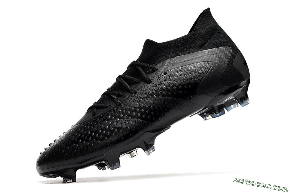 Adidas Predator Accuracy.1 FG Low-Tops Soccer Cleats - Black/Black 5