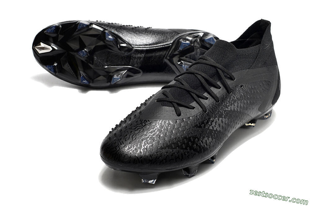 Adidas Predator Accuracy.1 FG Low-Tops Soccer Cleats - Black/Black 3