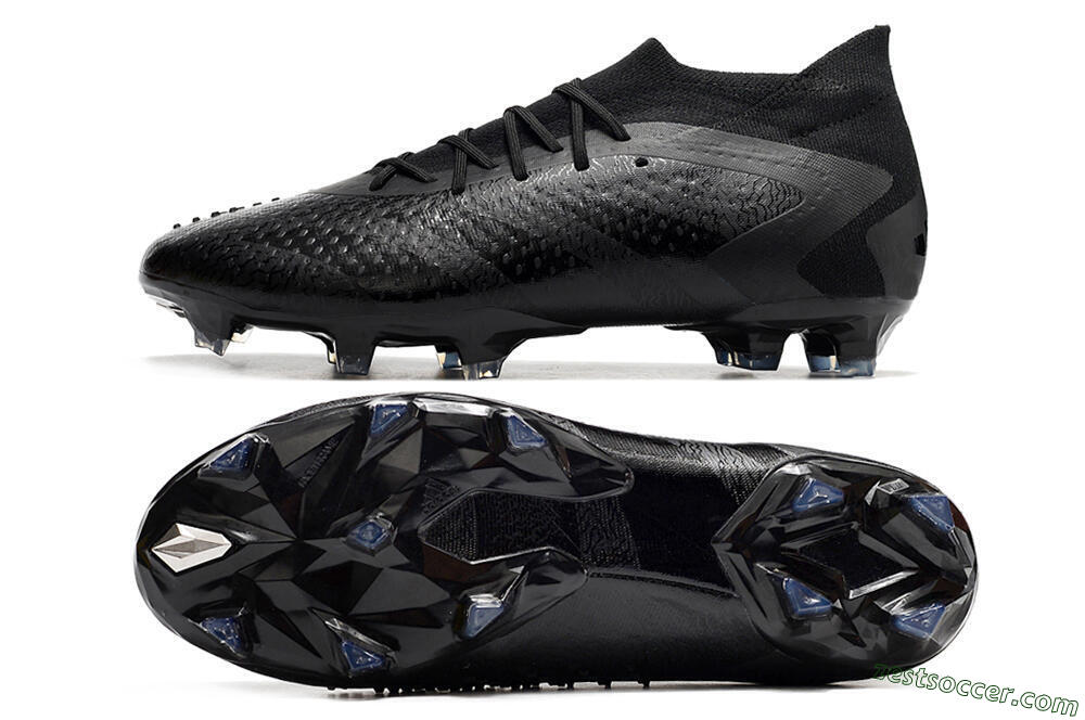 Adidas Predator Accuracy.1 FG Low-Tops Soccer Cleats - Black/Black 1