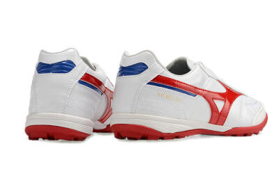 Mizuno Morelia Sala Japn TF Low-Tops Soccer Shoes - White/Red