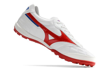 Mizuno Morelia Sala Japn TF Low-Tops Soccer Shoes - White/Red
