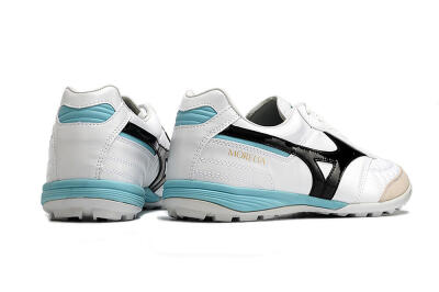 Mizuno Morelia Sala Japn TF Low-Tops Soccer Shoes - White/Black/Blue