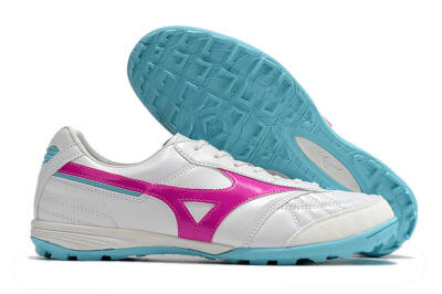 Mizuno Morelia Sala Japn TF Low-Tops Soccer Shoes - White/Red/Blue