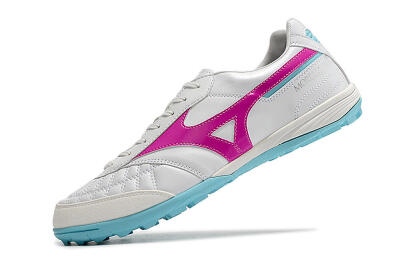 Mizuno Morelia Sala Japn TF Low-Tops Soccer Shoes - White/Red/Blue