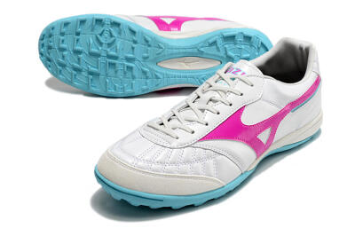 Mizuno Morelia Sala Japn TF Low-Tops Soccer Shoes - White/Red/Blue