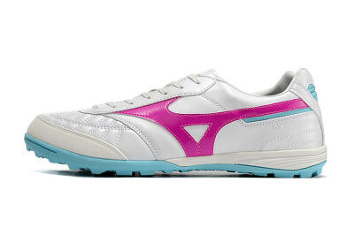 Mizuno Morelia Sala Japn TF Low-Tops Soccer Shoes - White/Red/Blue