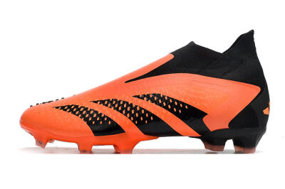 Adidas Predator Accuracy+ FG High-Tops Soccer Cleats - Orange/Black