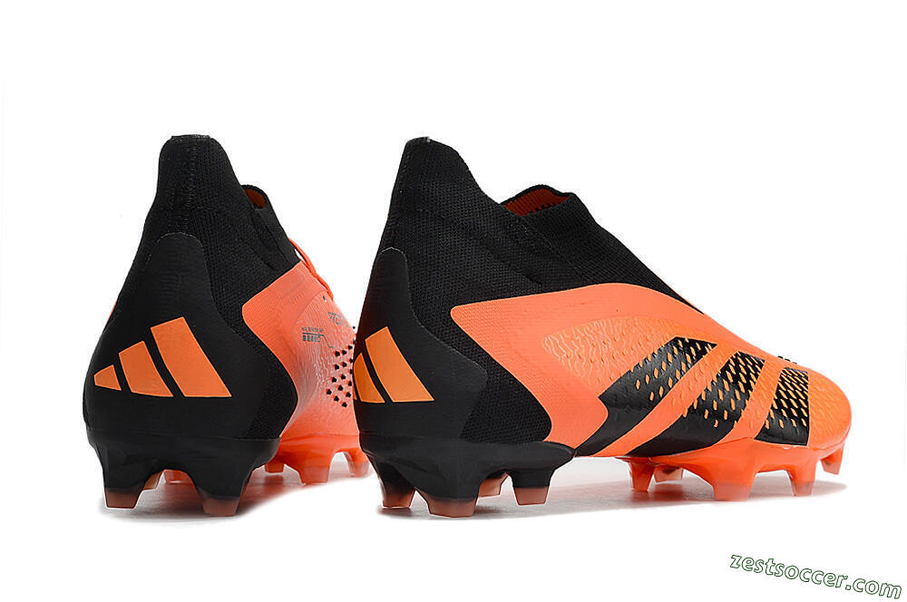 Adidas Predator Accuracy+ FG High-Tops Soccer Cleats - Orange/Black 6