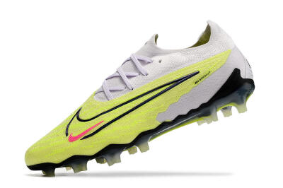 Nike Phantom GX Elite FG Low-Tops Soccer Cleats - White/Green/Black