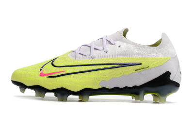 Nike Phantom GX Elite FG Low-Tops Soccer Cleats - White/Green/Black