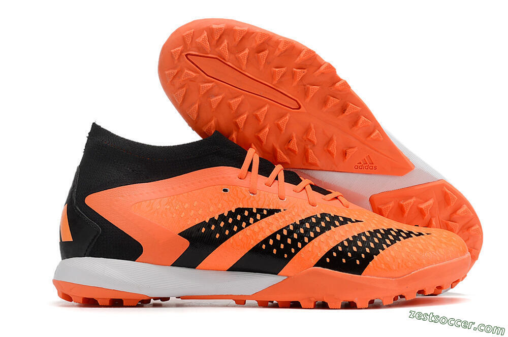Adidas Predator Accuracy.1 TF High-Tops Soccer Cleats - Orange/Black 0