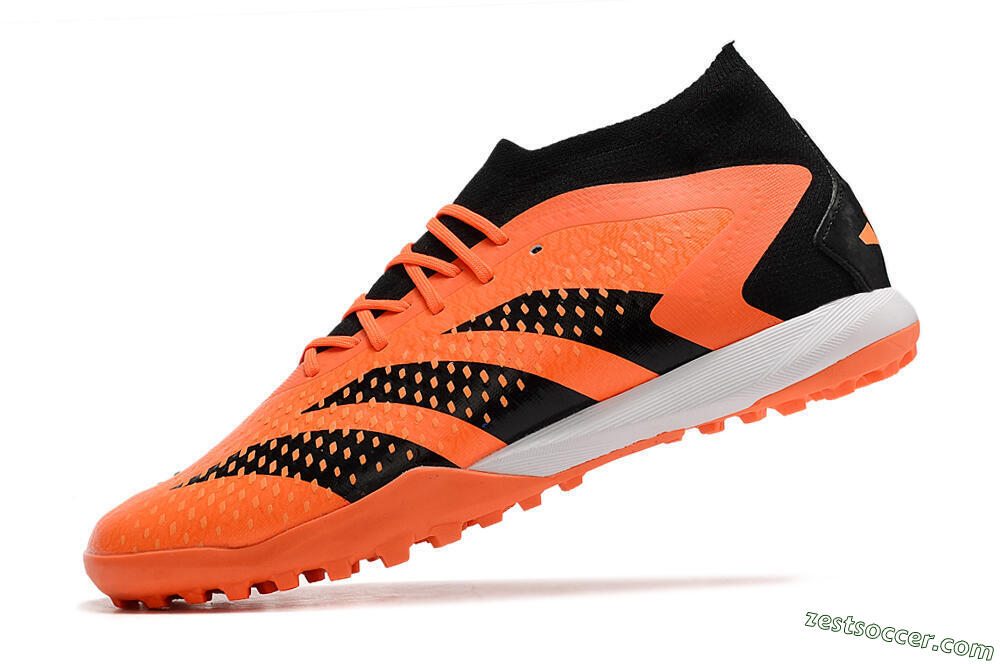 Adidas Predator Accuracy.1 TF High-Tops Soccer Cleats - Orange/Black 5