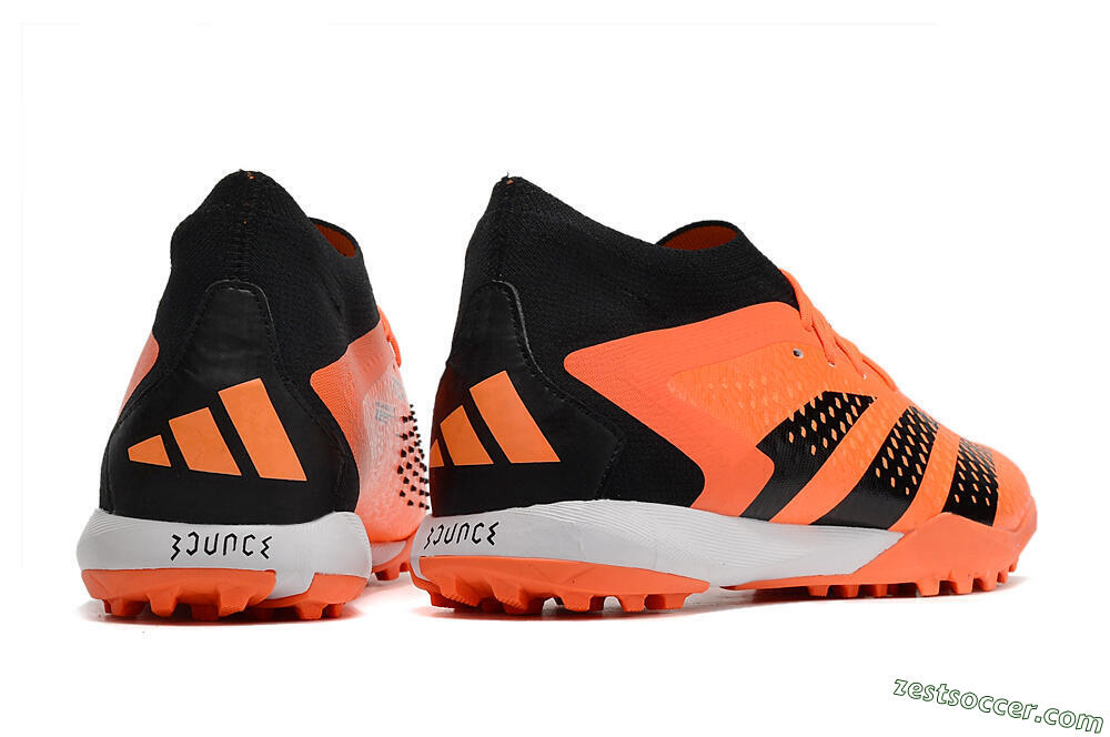 Adidas Predator Accuracy.1 TF High-Tops Soccer Cleats - Orange/Black 6