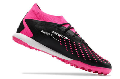 Adidas Predator Accuracy.1 TF High-Tops Soccer Cleats - Black/White/Pink