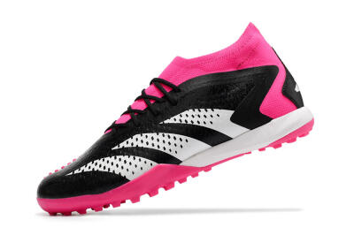 Adidas Predator Accuracy.1 TF High-Tops Soccer Cleats - Black/White/Pink