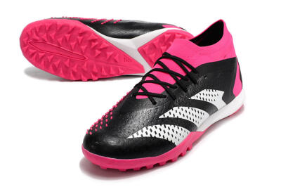 Adidas Predator Accuracy.1 TF High-Tops Soccer Cleats - Black/White/Pink