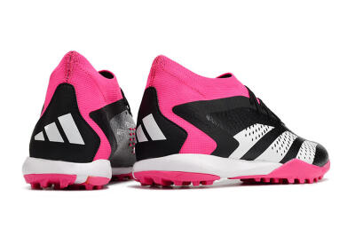 Adidas Predator Accuracy.1 TF High-Tops Soccer Cleats - Black/White/Pink