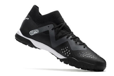 Puma Future Match TT TF Low-Tops Soccer Shoes - Black/White