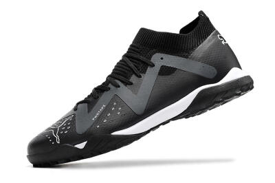 Puma Future Match TT TF Low-Tops Soccer Shoes - Black/White