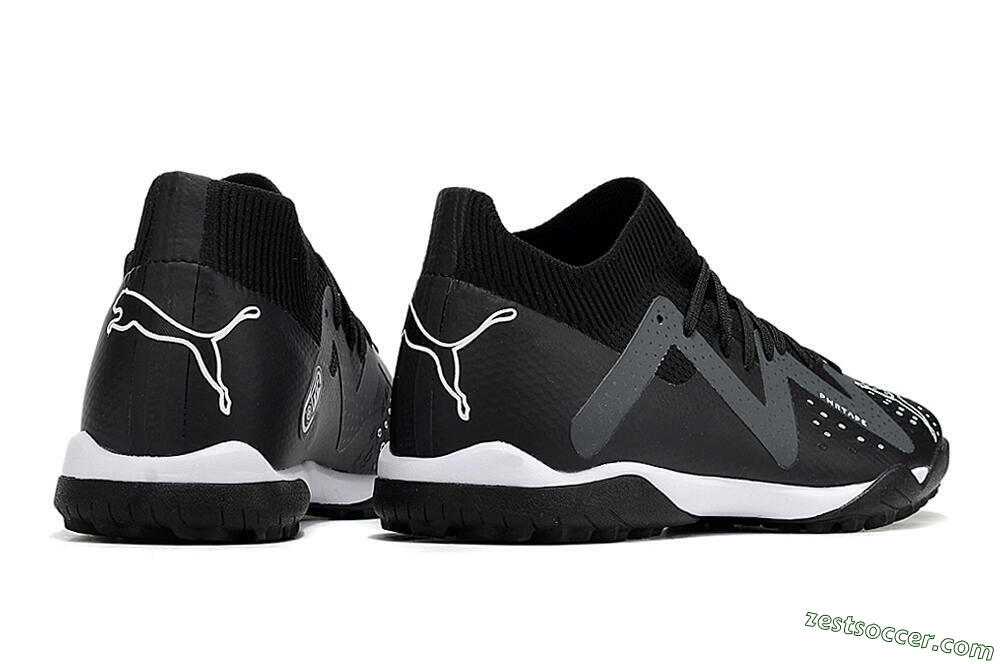 Puma Future Match TT TF Low-Tops Soccer Shoes - Black/White 6