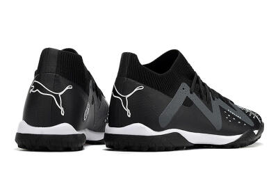 Puma Future Match TT TF Low-Tops Soccer Shoes - Black/White