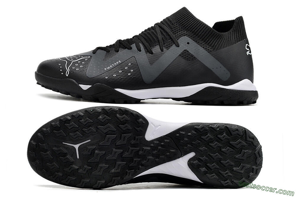 Puma Future Match TT TF Low-Tops Soccer Shoes - Black/White 1