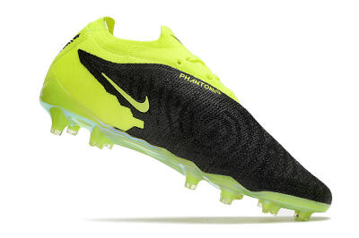 Nike Phantom GX Elite FG Low-Tops Soccer Cleats - Black/Green