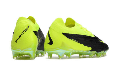 Nike Phantom GX Elite FG Low-Tops Soccer Cleats - Black/Green