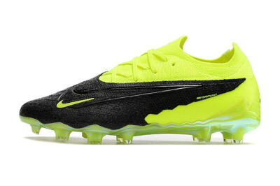 Nike Phantom GX Elite FG Low-Tops Soccer Cleats - Black/Green