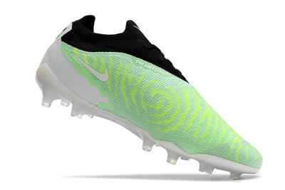 Nike Phantom GX Elite FG Low-Tops Soccer Cleats - White/Green/Black