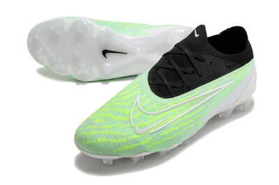 Nike Phantom GX Elite FG Low-Tops Soccer Cleats - White/Green/Black