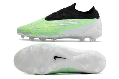 Nike Phantom GX Elite FG Low-Tops Soccer Cleats - White/Green/Black