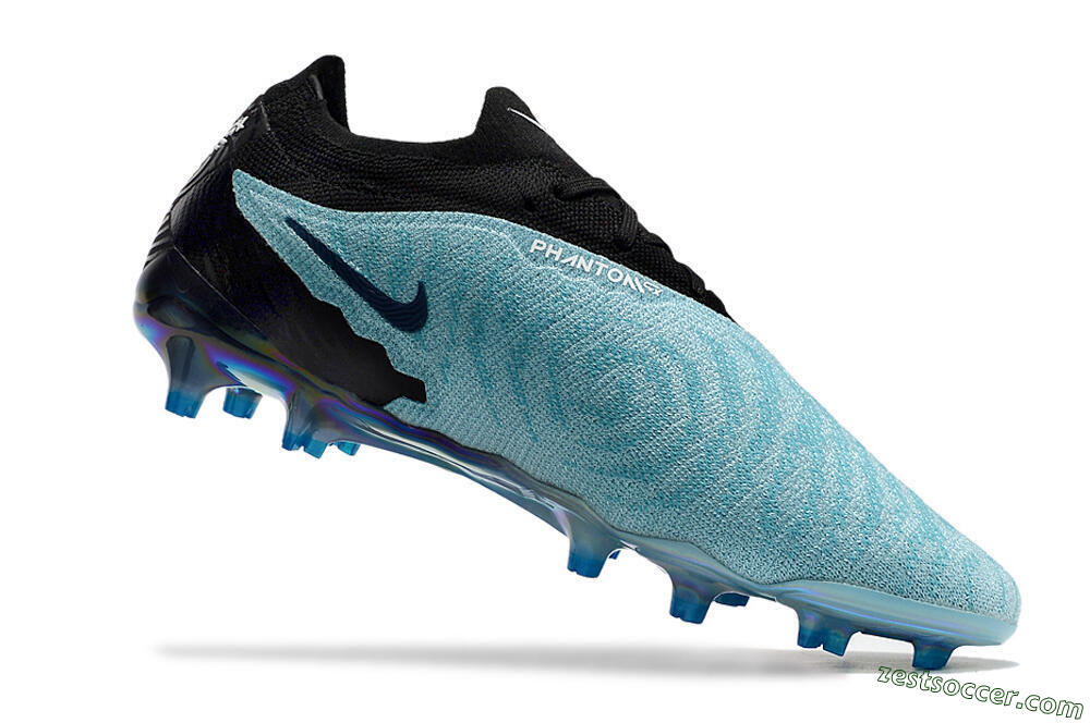 Nike Phantom GX Elite FG Low-Tops Soccer Cleats - Blue/Black 4