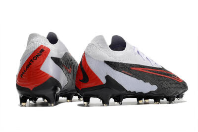 Nike Phantom GX Elite FG Low-Tops Soccer Cleats - Black/White/Red