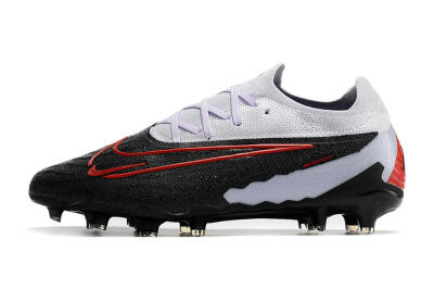 Nike Phantom GX Elite FG Low-Tops Soccer Cleats - Black/White/Red
