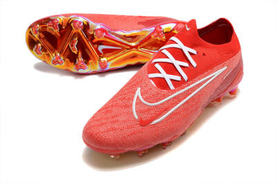 Nike Phantom GX Elite FG Low-Tops Soccer Cleats - Red/White