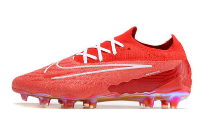 Nike Phantom GX Elite FG Low-Tops Soccer Cleats - Red/White