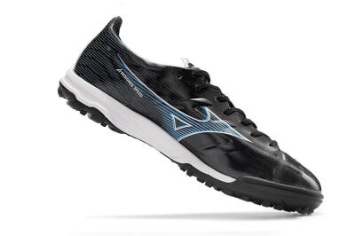 Mizuno Morelia Alpha Japan TF Low-Tops Soccer Shoes - Black/White/Blue