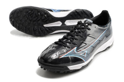 Mizuno Morelia Alpha Japan TF Low-Tops Soccer Shoes - Black/White/Blue