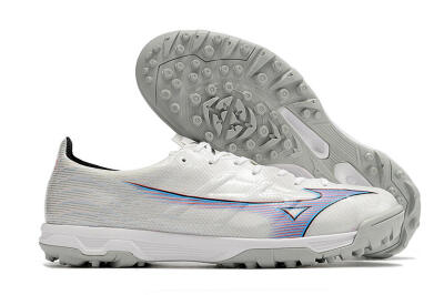 Mizuno Morelia Alpha Japan TF Low-Tops Soccer Shoes - White/Blue/Red