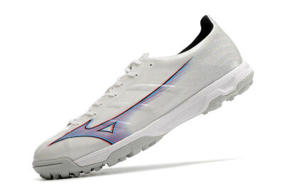 Mizuno Morelia Alpha Japan TF Low-Tops Soccer Shoes - White/Blue/Red