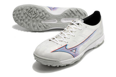 Mizuno Morelia Alpha Japan TF Low-Tops Soccer Shoes - White/Blue/Red