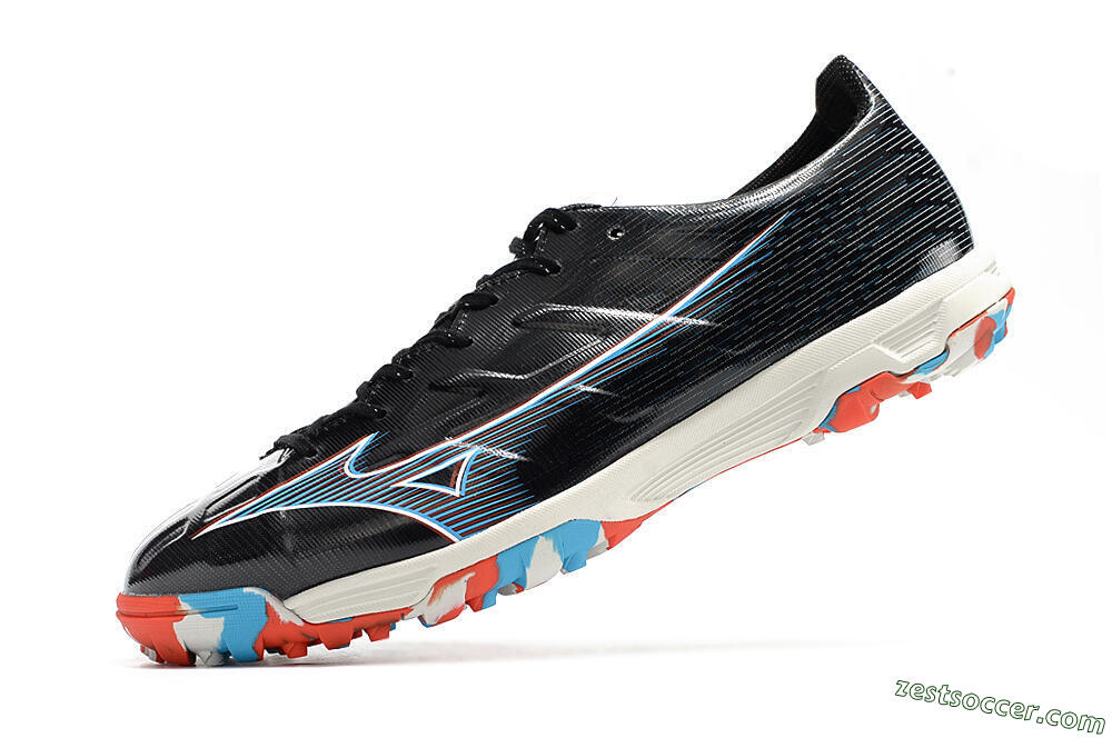 Mizuno Morelia Alpha Japan TF Low-Tops Soccer Shoes - Black/White 5