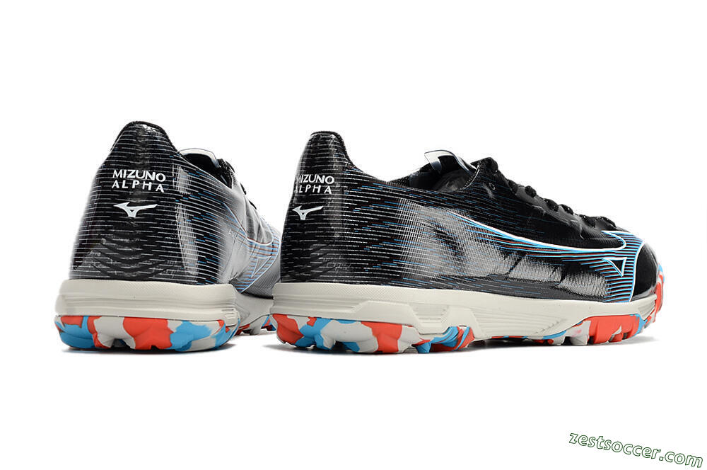 Mizuno Morelia Alpha Japan TF Low-Tops Soccer Shoes - Black/White 6