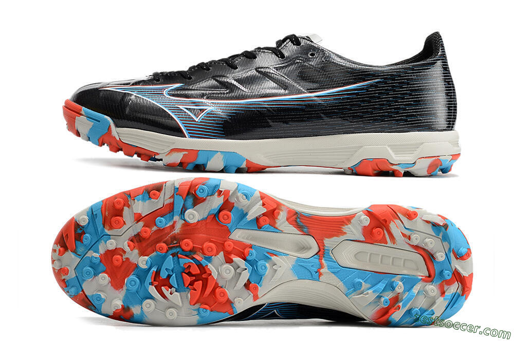 Mizuno Morelia Alpha Japan TF Low-Tops Soccer Shoes - Black/White 1