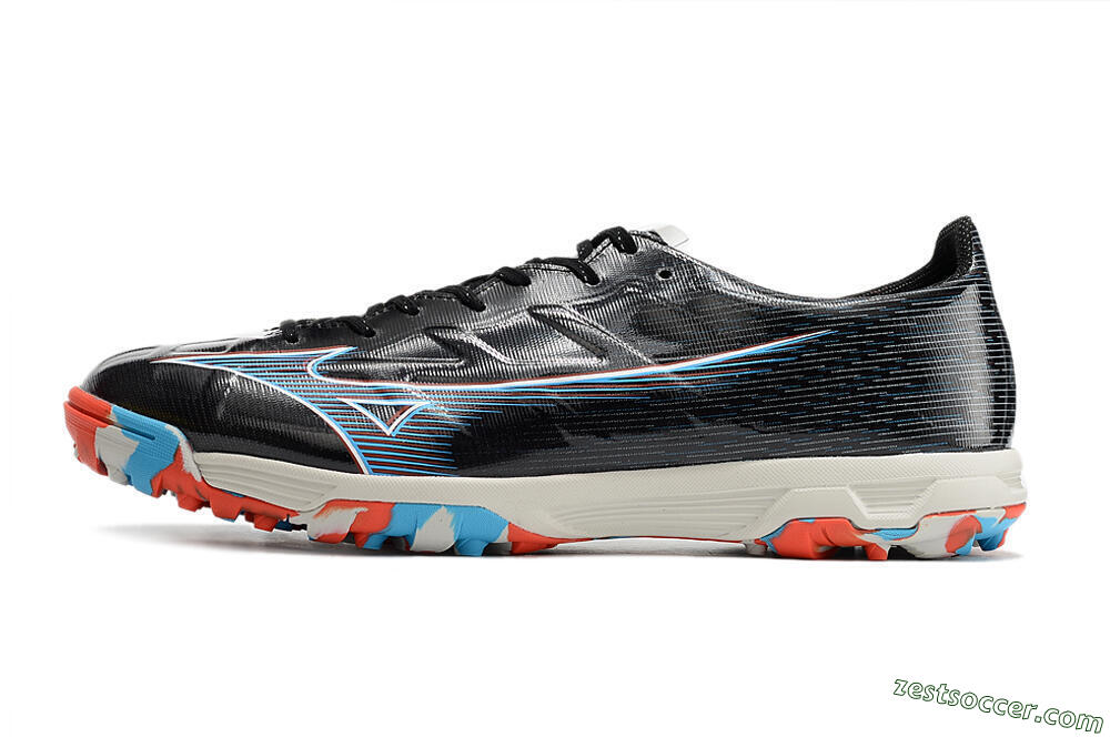 Mizuno Morelia Alpha Japan TF Low-Tops Soccer Shoes - Black/White 2