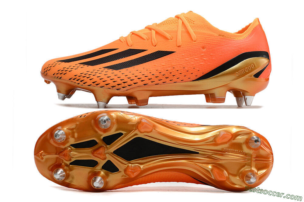 Adidas X Speedportal.1 SG Low-Tops Soccer Cleats - Orange/Black 1