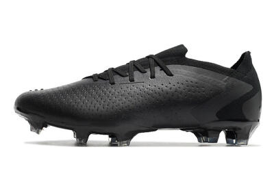 Adidas Predator Accuracy.1 Low FG Low-Tops Soccer Cleats - Black/Black